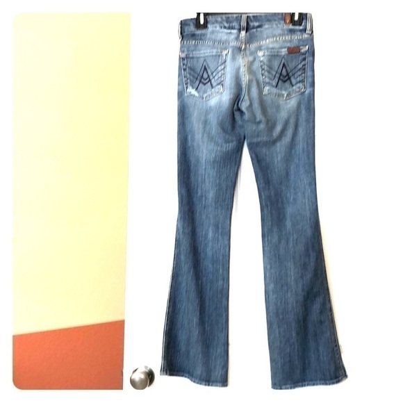𝅺brand new 7 for all mankind A pocket faded jeans - Picture 2 of 10